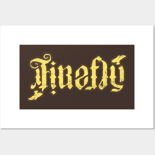 Firefly and Serenity Ambigram Posters and Art